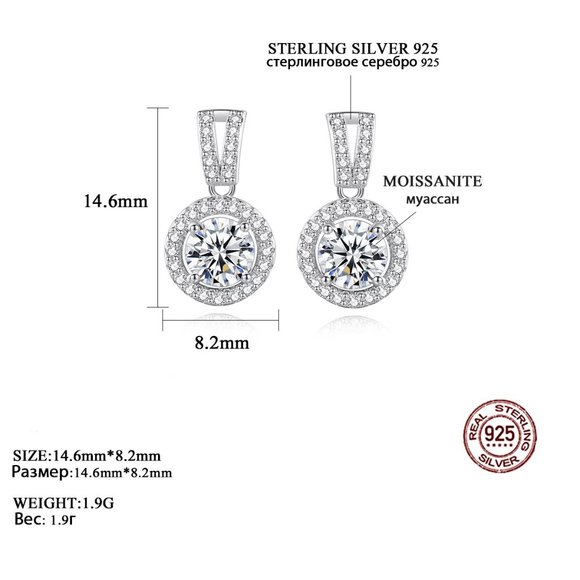 1ct. t.w. Diamond Dainty Earrings - Picture 6 of 14
